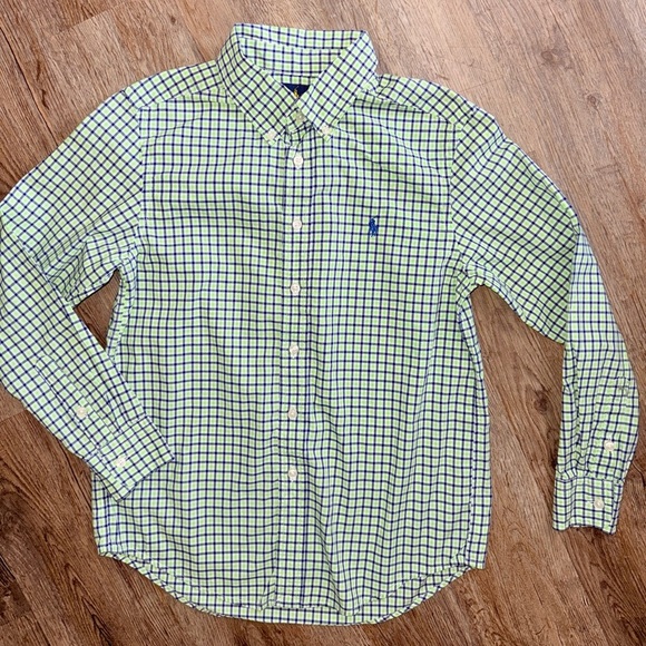 Boys Ralph Lauren • Plaid Oxford Button Down - Picture 1 of 6